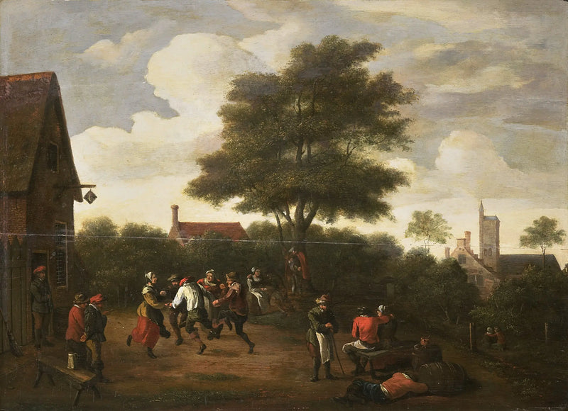 Peasants dancing - David Teniers the Younger