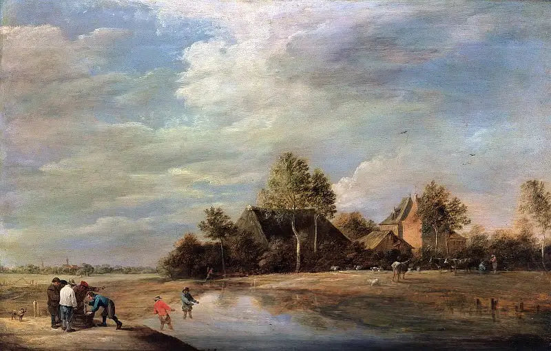 Landscape with Fishermen - David Teniers the Younger