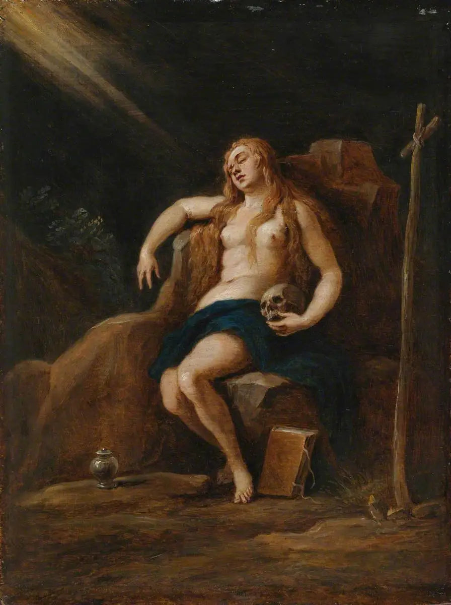 Marie-Madeleine dans le désert (d’après Palma il Giovane) - David Teniers le Jeune - Alpha Reproduction