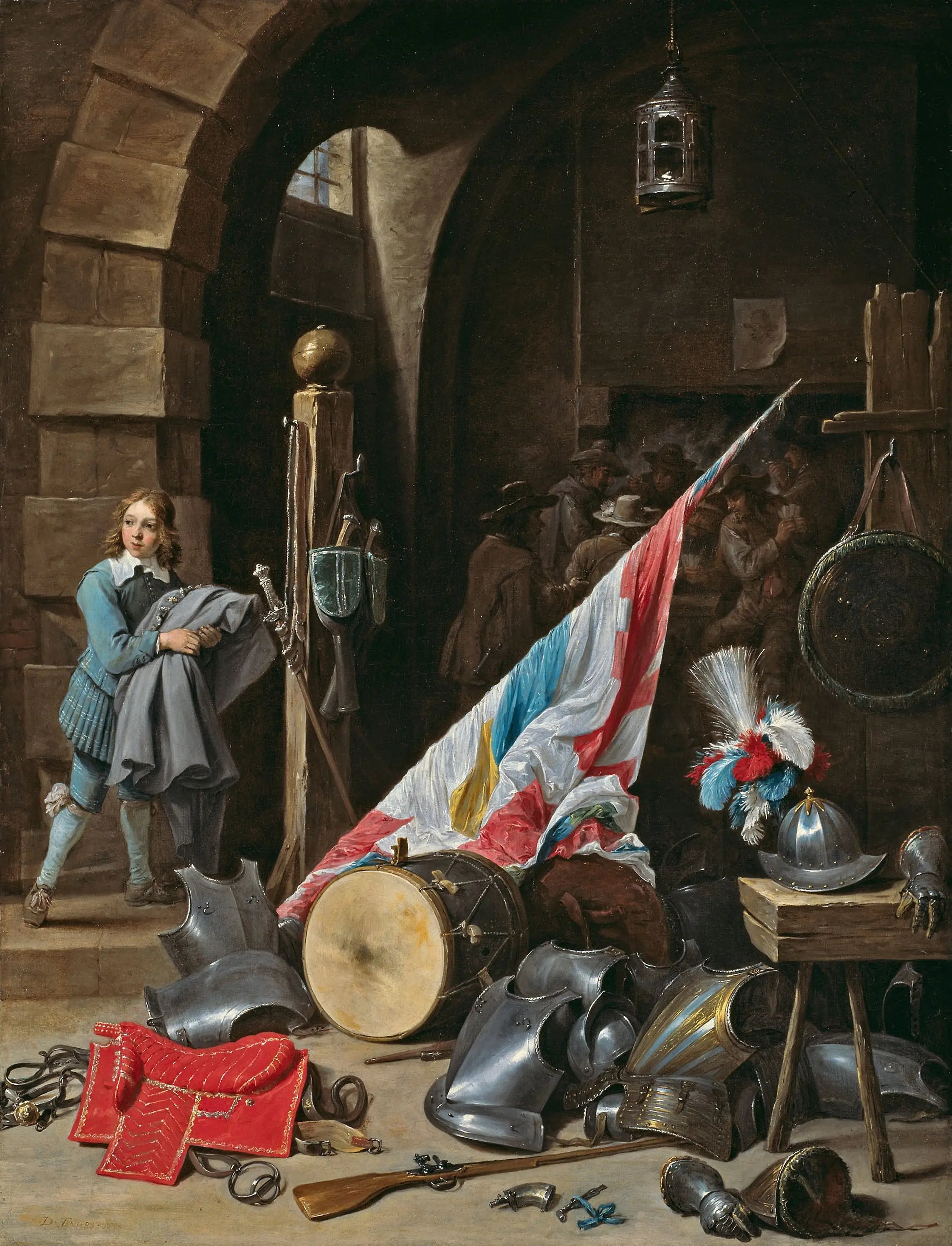 Le corps de garde - David Teniers le Jeune - Alpha Reproduction