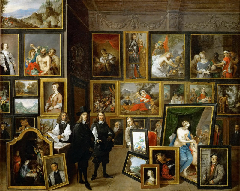 The Archduke Leopold-Guillaume in his gallery in Brussels - David Teniers the Younger