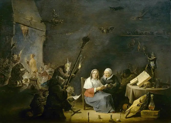 Initiation of the Witch - David Teniers the Younger