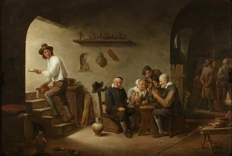 Interior of a tavern - David Teniers the Younger