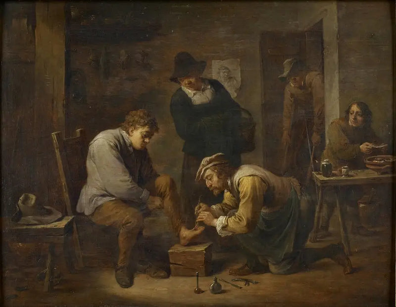 The Foot Doctor - David Teniers the Younger