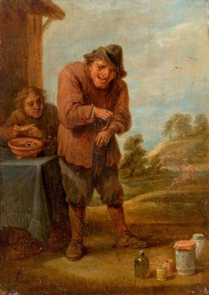 The Sense of Feeling - David Teniers the Younger