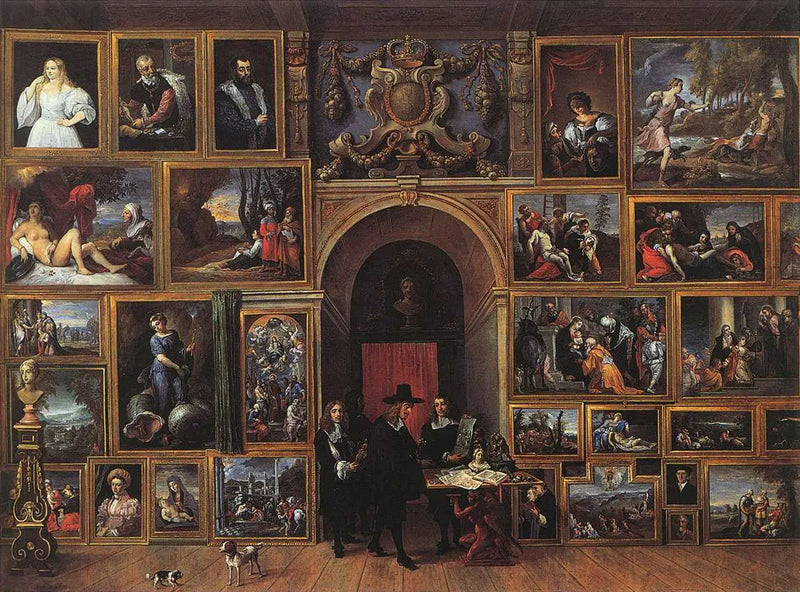 The Archduke Leopold-Guillaume in his gallery - David Teniers the Younger