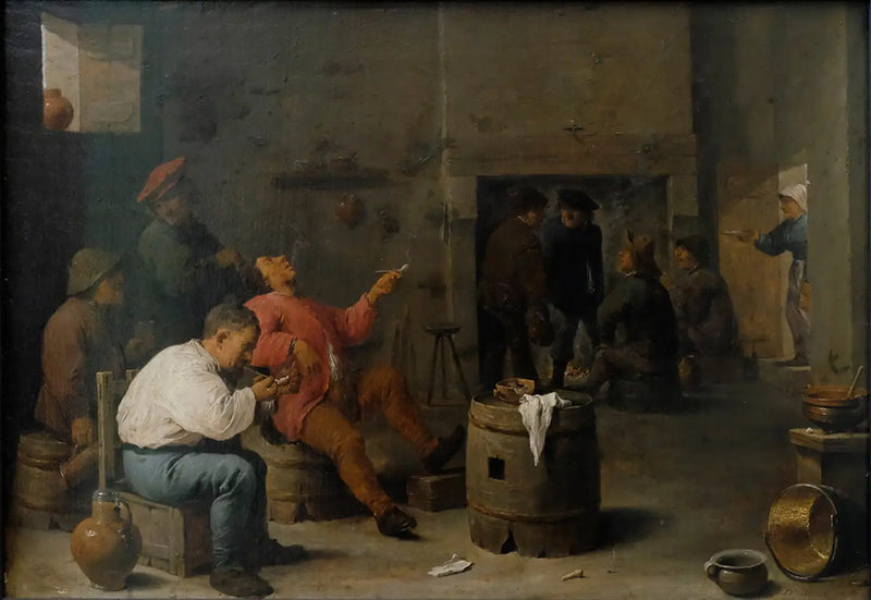 Farmhouse Salon - David Teniers the Younger