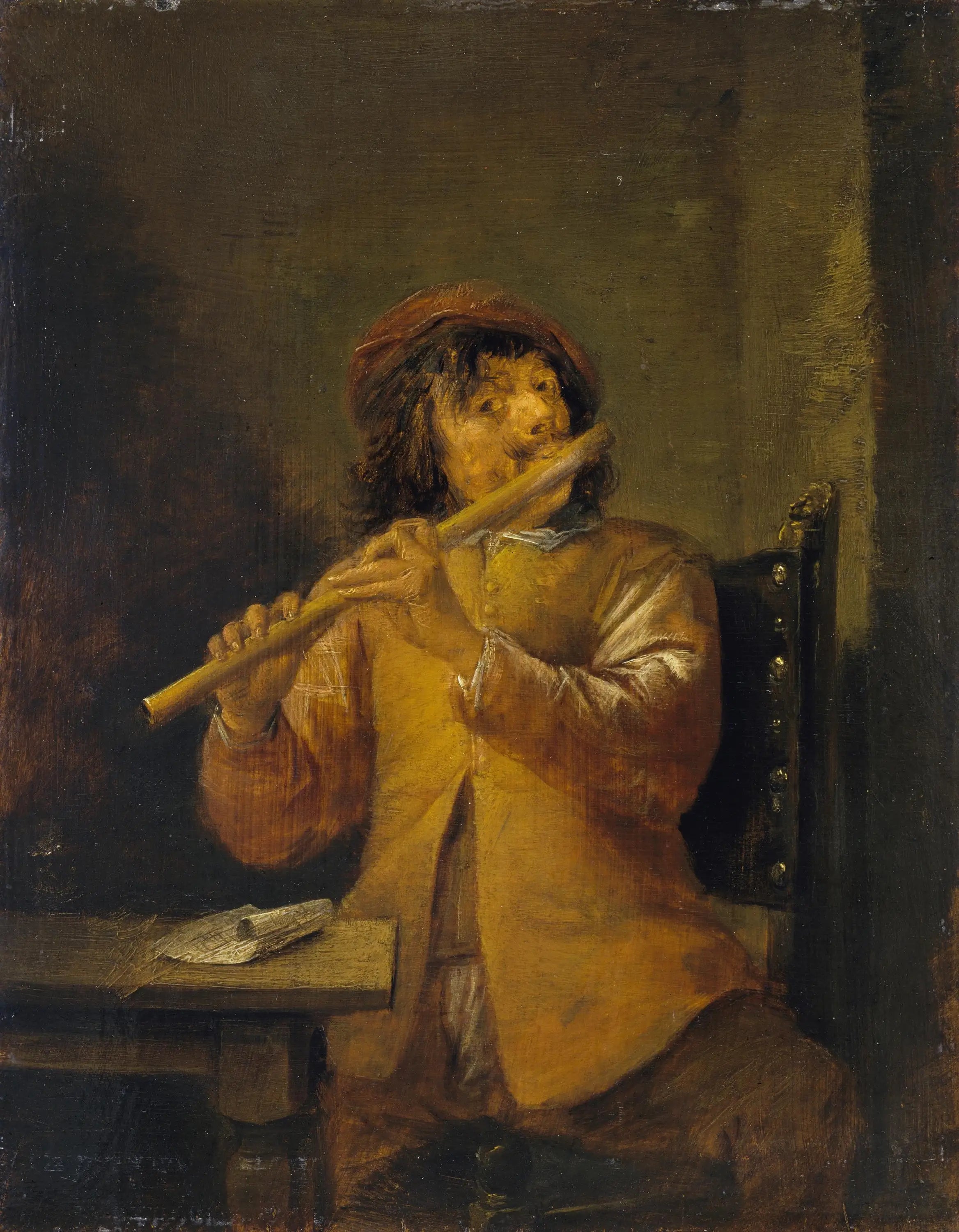 Flûtiste - David Teniers le Jeune - Alpha Reproduction