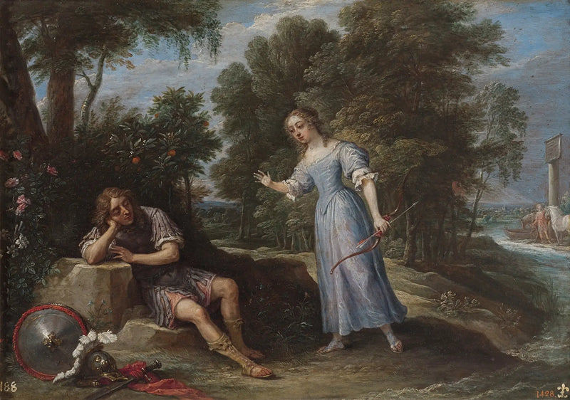 Rinaldo amoureux d'Armida - David Teniers le Jeune