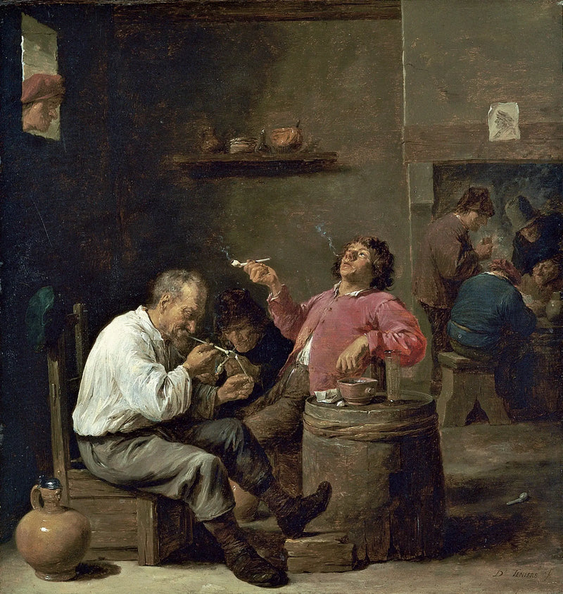 The Green Bonnet - David Teniers the Younger