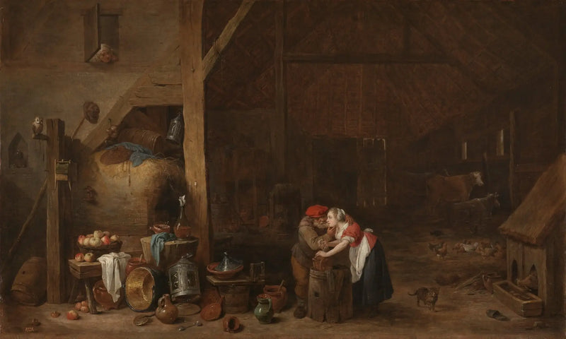 The Old Man and the Servant - David Teniers the Younger