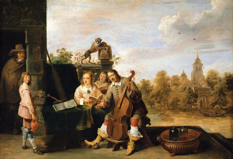 The artist and his family - David Teniers the Younger