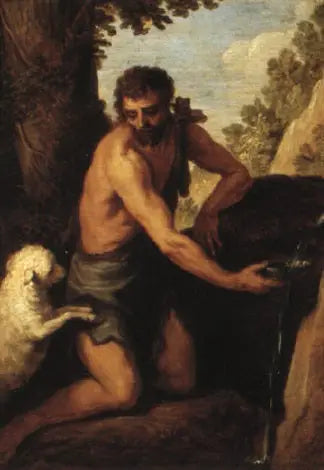 Saint John the Baptist - David Teniers the Younger