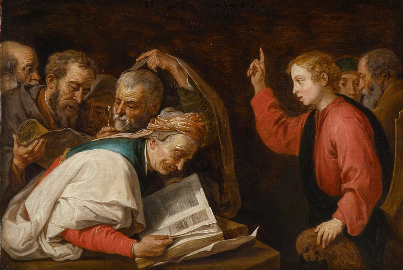 Jesus among the Doctors - David Teniers the Younger