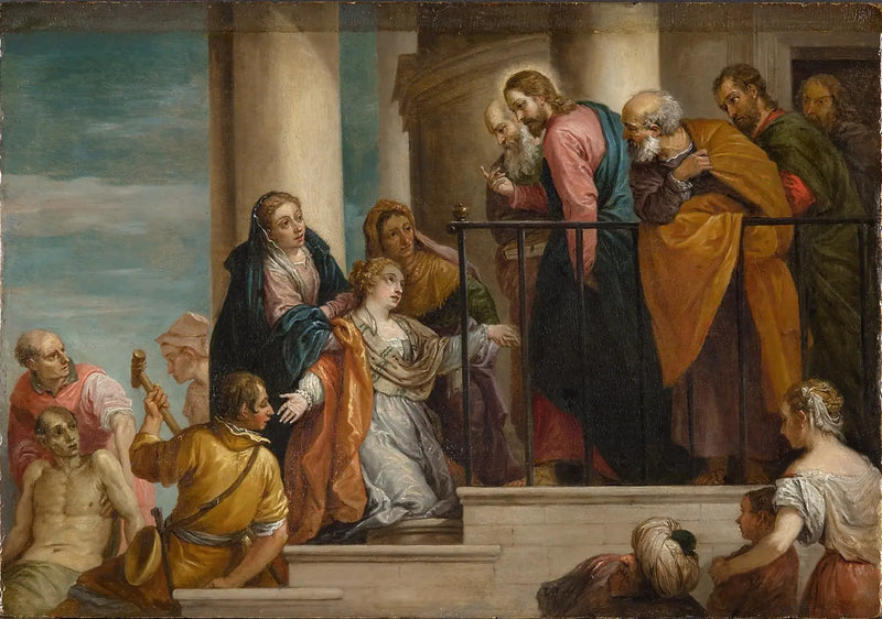 The Education of the Young Man of Naïn - David Teniers the Younger