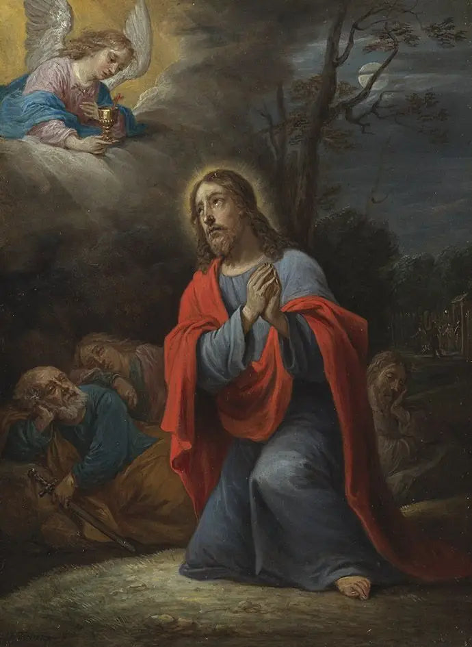 Les quinze secrets du rosaire: l’Agonie au jardin - David Teniers le Jeune - Alpha Reproduction