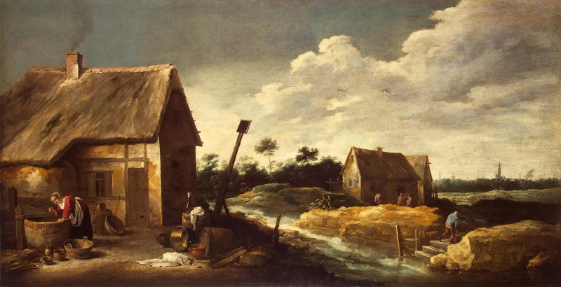 Landscape with a Servant at the Well - David Teniers the Younger
