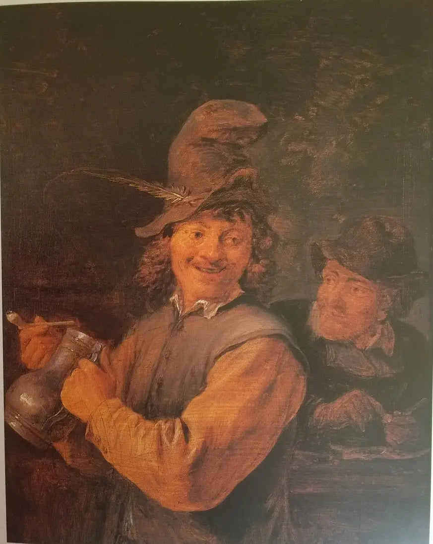 Le buveur fumeur - David Teniers le Jeune - Alpha Reproduction