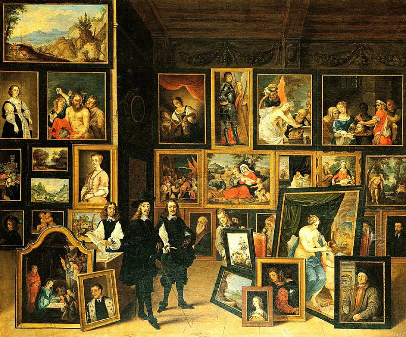 The Archduke Leopold-Guillaume in his gallery in Brussels - David Teniers the Younger