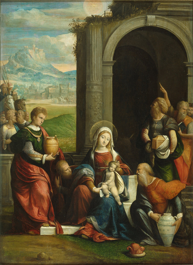L'Adoration des Rois mages - Benvenuto Tisi