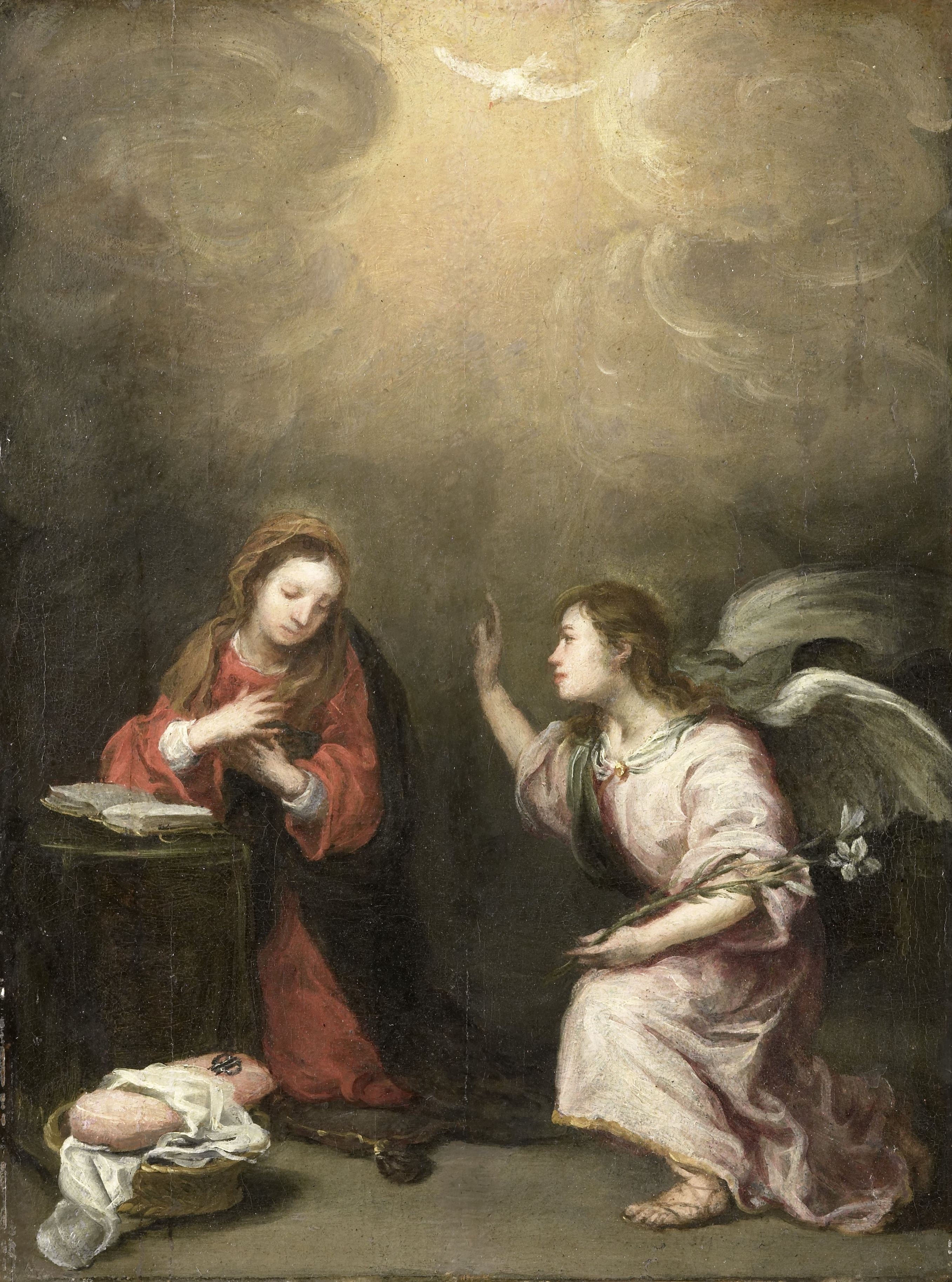 Annonciation à la Vierge - Bartolomé Esteban Murillo