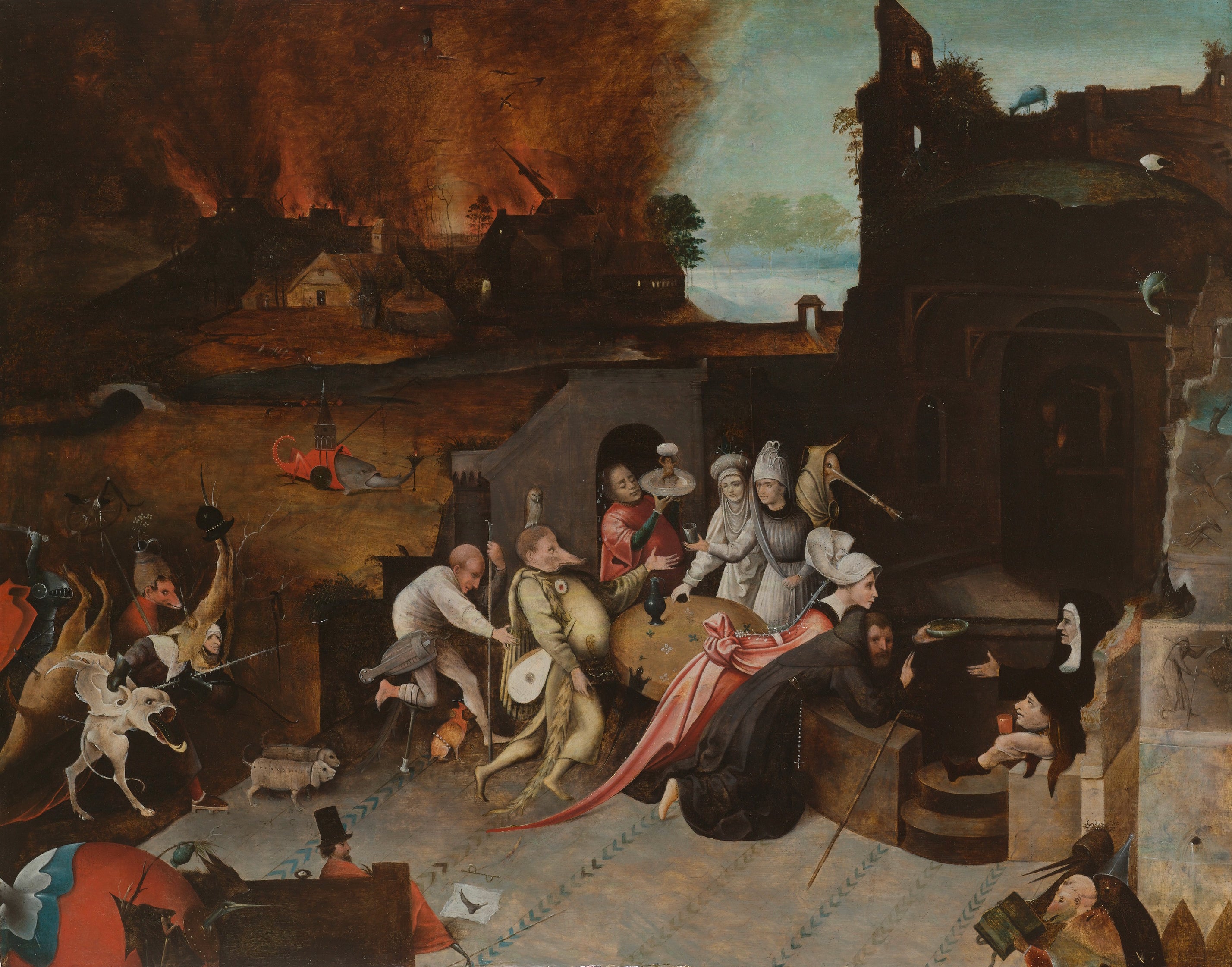 The Temptation of Saint Anthony - Hieronymus Bosch