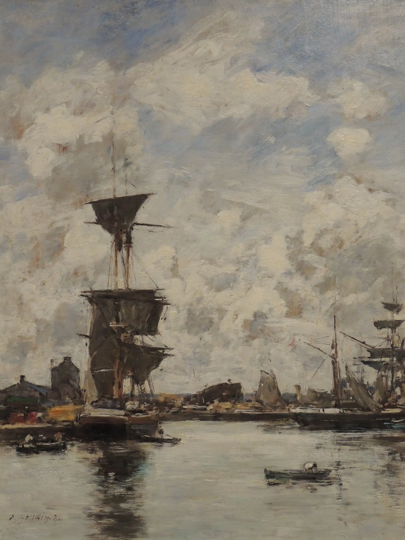 Deauville, the Basin - Eugène Boudin