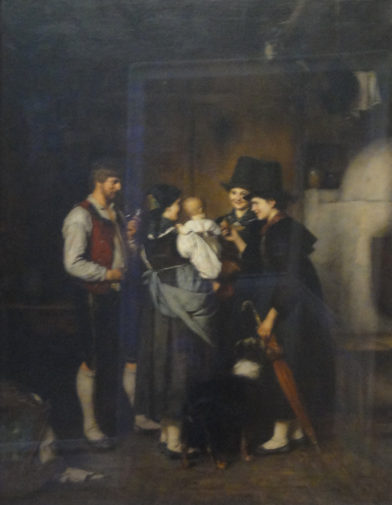 La visite - Franz Defregger