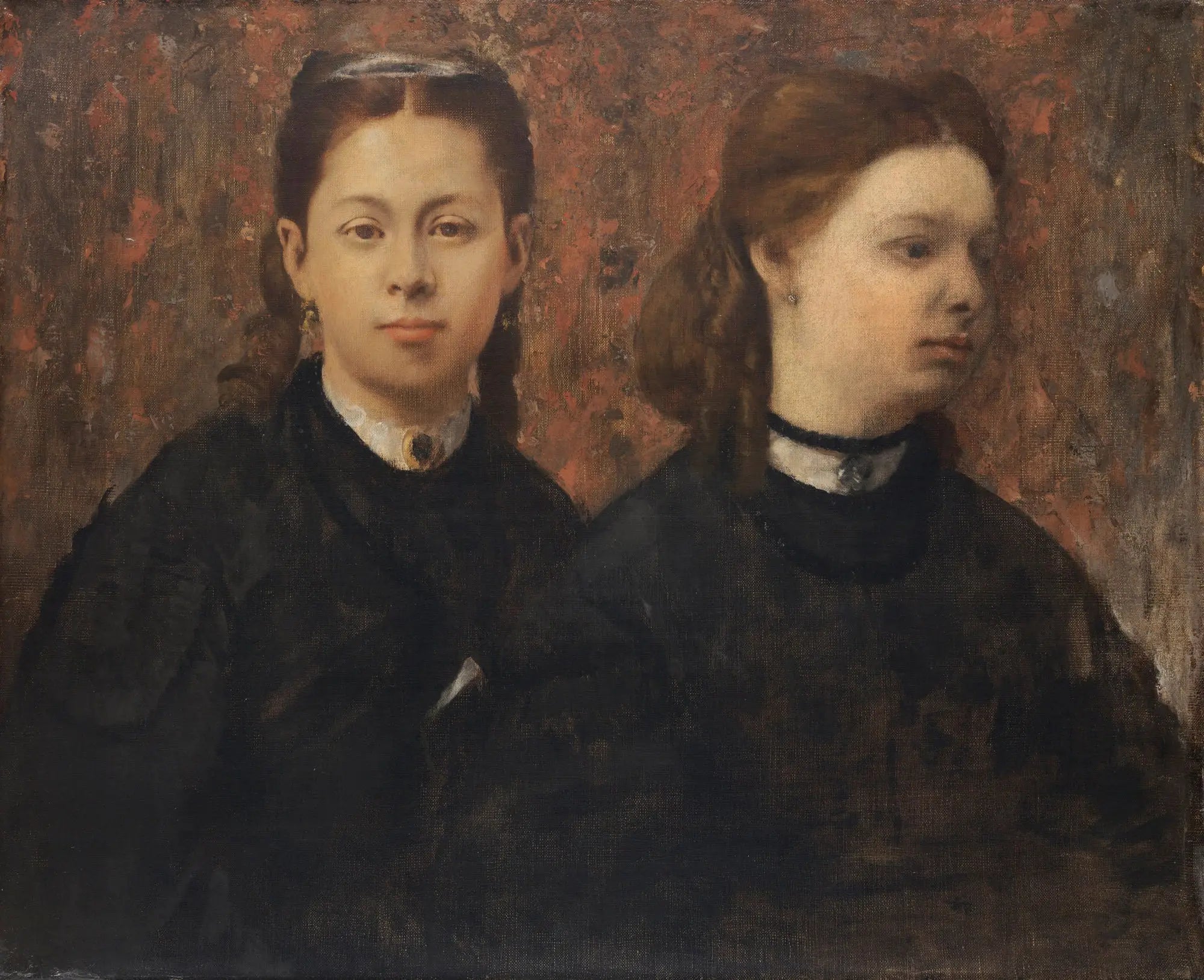 Reproduction du tableau « Double Portrait - Les Cousins du Peintre - Edgar Degas » par Alpha Reproduction en peinture à l’huile