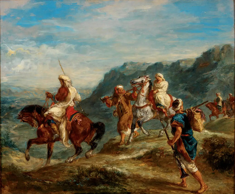 Arabs on a Journey - Eugène Delacroix