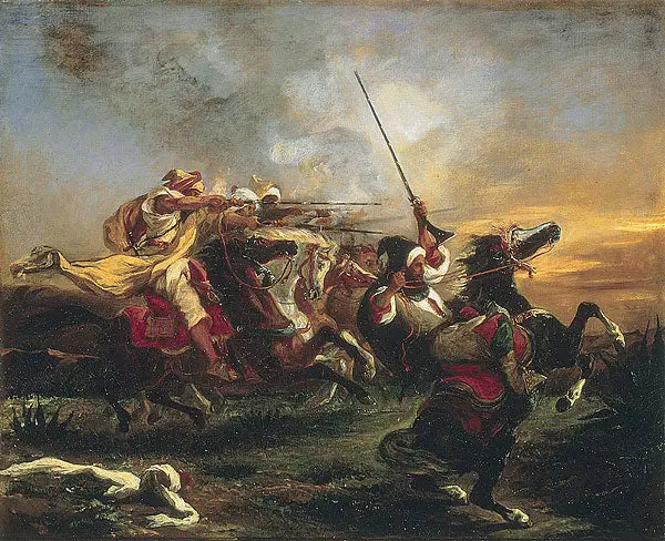 Military Exercises of the Moroccans - Eugène Delacroix