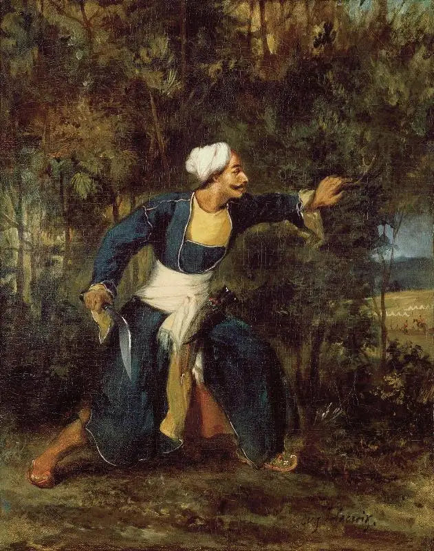 An Indian Armed with the Gourka-kree - Eugène Delacroix