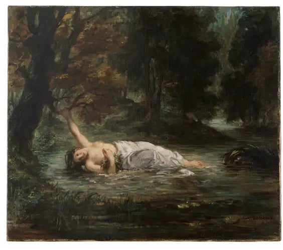 The Death of Ophelia - Eugène Delacroix