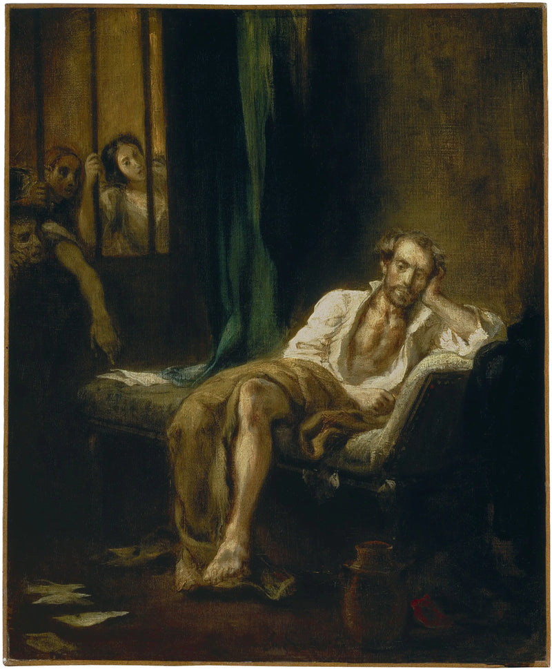 The Tasse in the House of Fools - Eugène Delacroix