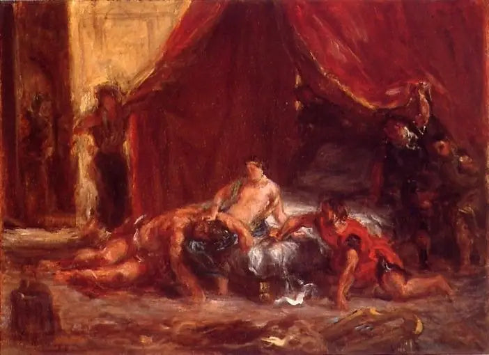 Samson and Delilah - Eugène Delacroix