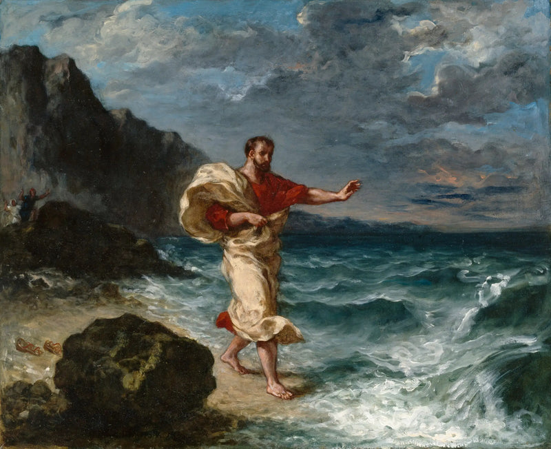 Demosthenes by the Sea - Eugène Delacroix