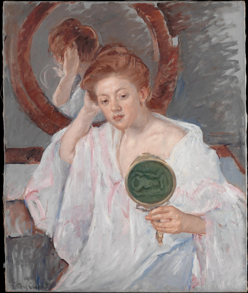 Denise at Her Dressing Table - Mary Cassatt