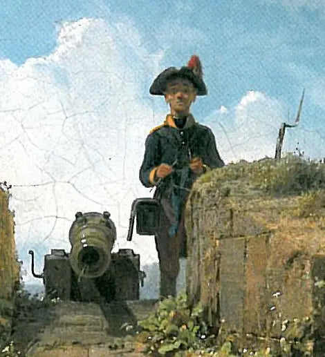 La Sentinelle tricotant - Carl Spitzweg - Alpha Reproduction
