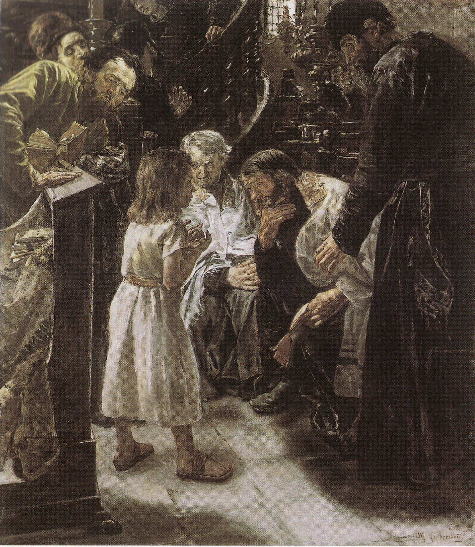 Jesus Among the Doctors - Max Liebermann