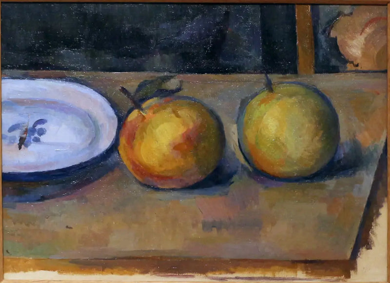 Two Apples on a Table - Paul Cézanne