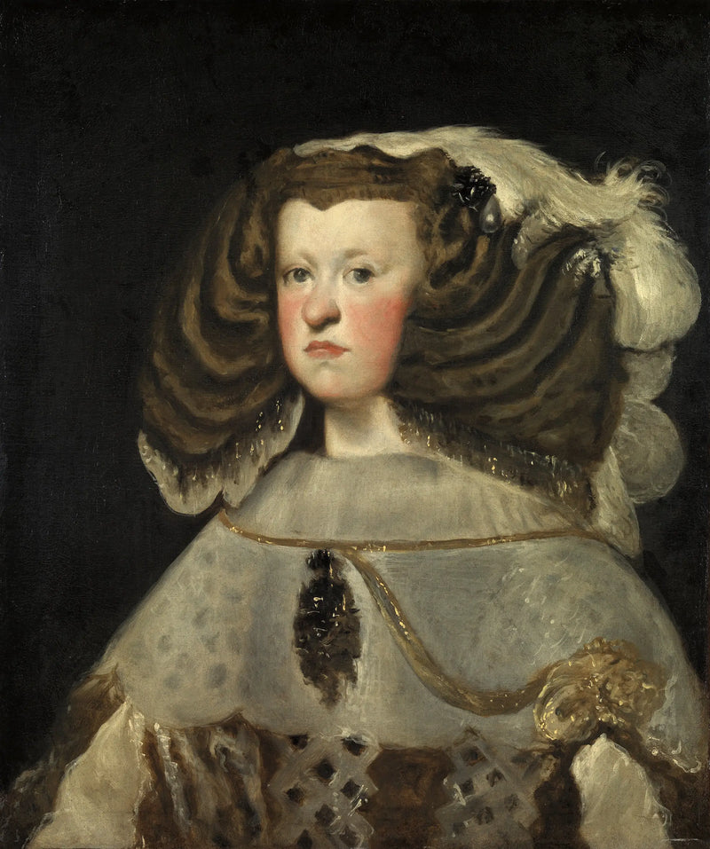 Portrait of Marianne of Austria, Queen of Spain - Diego Velázquez