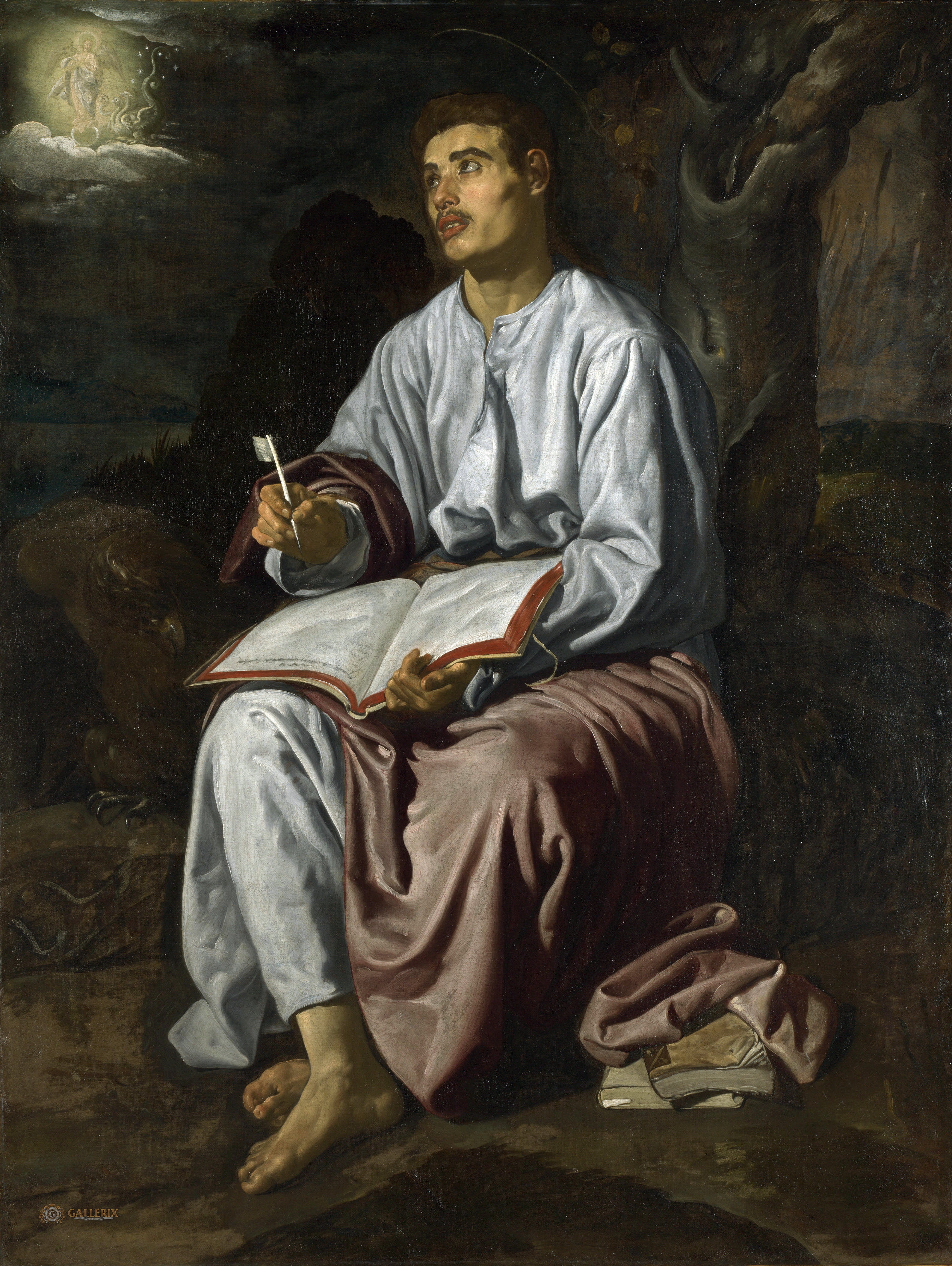 Saint Jean à Patmos - Diego Velázquez