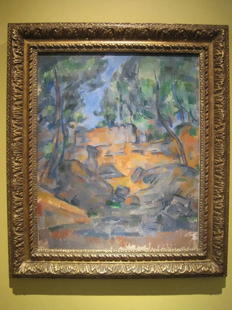 Trees and Rocks - Paul Cézanne