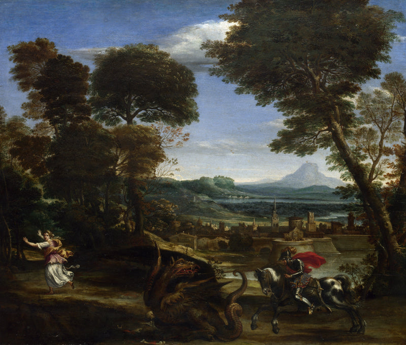 Saint George Killing the Dragon - Domenichino