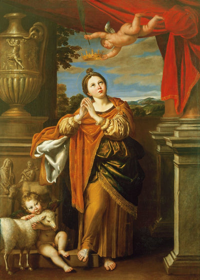 Sainte Agnès - Domenichino - Alpha Reproduction