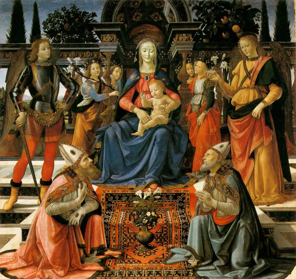 Conversation sacrée des Ingesuati - Domenico Ghirlandaio - Alpha Reproduction
