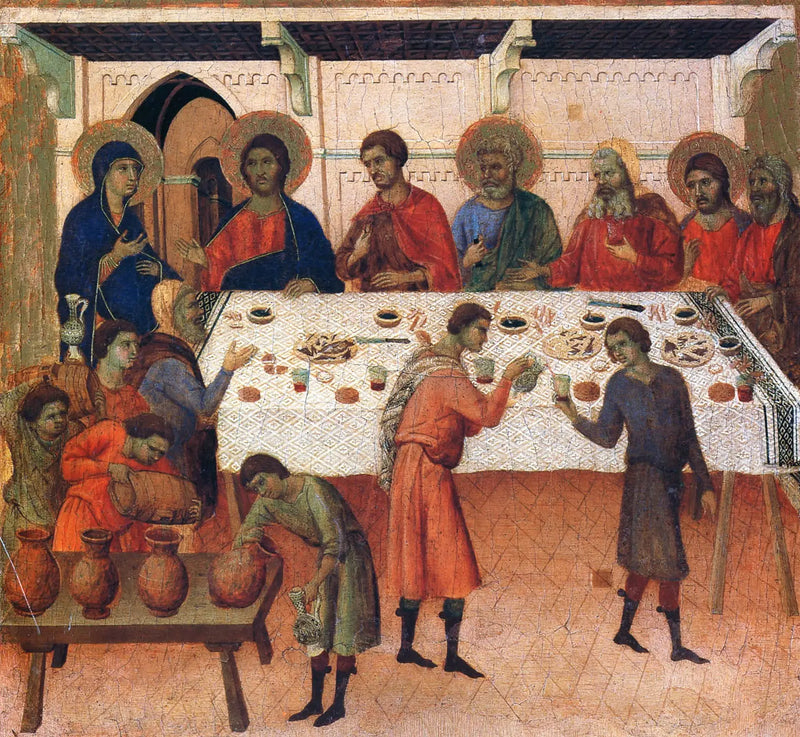 The Wedding at Cana - Duccio di Buoninsegna