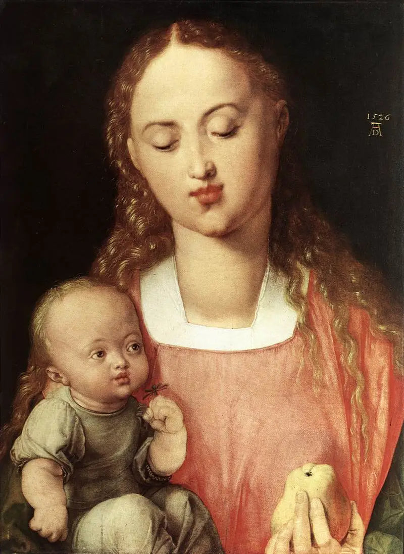 Virgin with a Pear - Albrecht Dürer