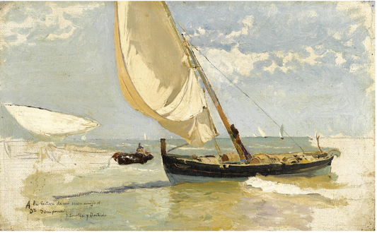 Étude de plage - Joaquín Sorolla