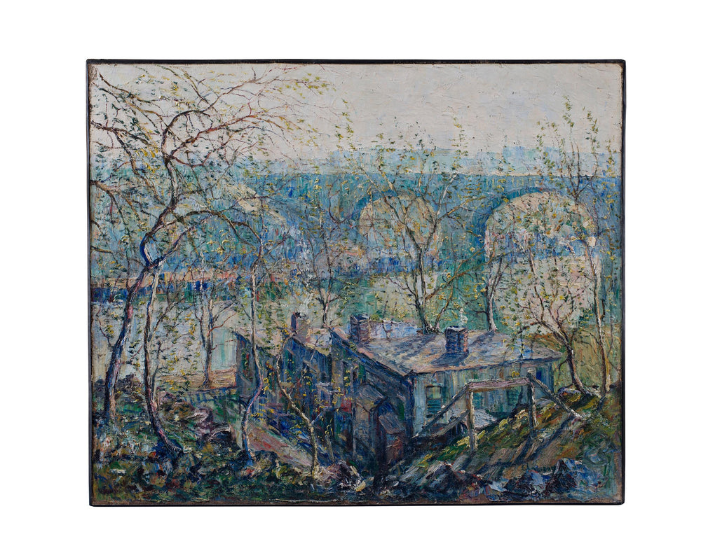 Début du printemps, rivière Harlem - Ernest Lawson